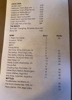 Angel Oak Restaurant And Bar menu