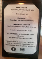 Angel Oak Restaurant And Bar menu