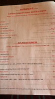 Dinghy's menu