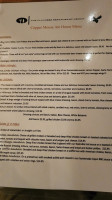 The Copper Moose Ale House menu