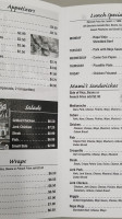 Mami's La Cubana menu