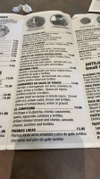 Pupuseria Marisol menu