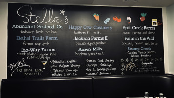 Stella's Southern Bistro menu