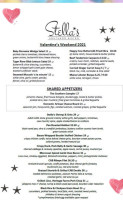 Stella's Southern Bistro menu