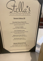 Stella's Southern Bistro menu