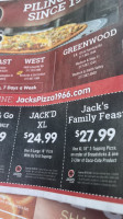 Jack's Pizza food