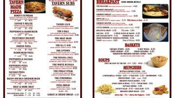 Rex's Rendezvous menu