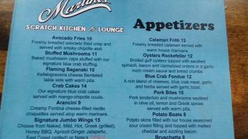 Martinis menu