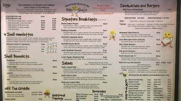 Eggshells menu