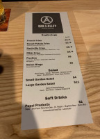 Oak Alley menu