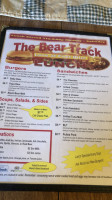 The Bear Track menu