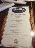 Black Rose Public House menu