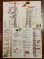 Silver Dragon menu