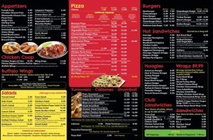 Mario Joe's Pizzeria menu