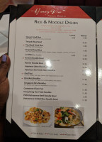 Honey Bee Asian Bistro menu