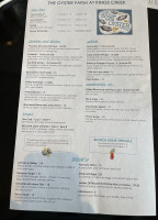 The Oyster Farm At Kings Creek menu