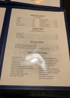 Tokyo Bistro menu