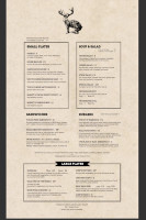 The Red Shoe menu