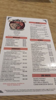 Winn's Pizza Steakhouse menu