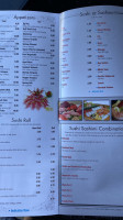 Tony's Sushi menu