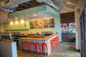 Tropical Smoothie Cafe inside