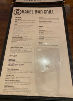 Gravel menu