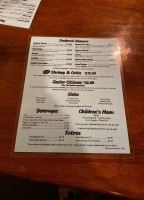 The Fish Net menu