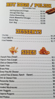 Brickies Gyros menu