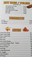 Brickies Gyros menu