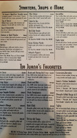 Tia Juana's Mexican Grille Cantina menu