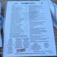 Smuggler Jack's menu