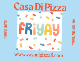 Casa Di Pizza food