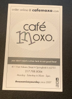 Cafe Moxo food