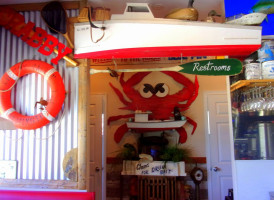 The Red Eyed Crab inside