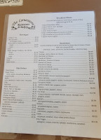 Cornerstone Bakery menu