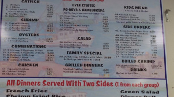 Golden Pier Seafood menu