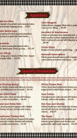 Big Tex Bbq menu