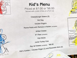 Kaminski's menu