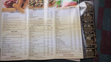 Jimmy's Pizza menu