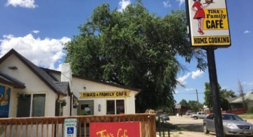 Tina's Family Cafe outside