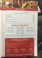 Smokin Soul Food menu