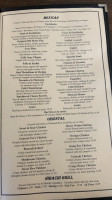 Old House Cafe menu