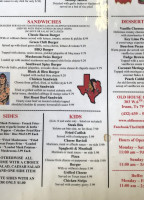 Old House Cafe menu