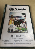 Mi Pueblo menu