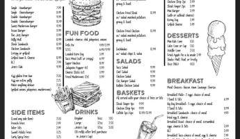 Jesse's Drive-in menu