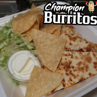 Champion Burritos To Go food