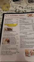 A.j's Kitchen menu