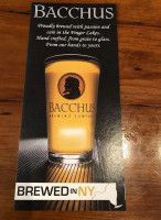 Bacchus Brewing Company food