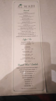 Al Wadi menu