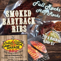 Rollin' Smoke Garage Bbq food